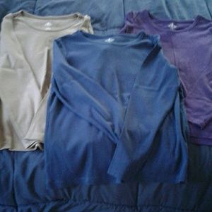 Three St. John's Bay long sleeve t-shirts